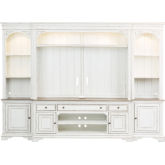 Magnolia Manor Entertainment Center in Antique White