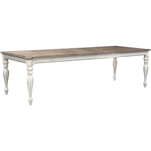 Magnolia Manor 108" Dining Table in Antique White