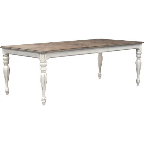 Magnolia Manor 90" Dining Table in Weathered Bisque