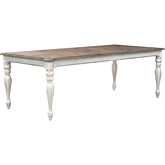 Magnolia Manor 90" Dining Table in Weathered Bisque