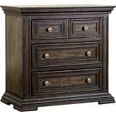 Big Valley Chest with Charging in Distressed Brownstone Finish