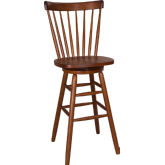 Creations II 30" Copenhagen Bar Stool in Tobacco Brown