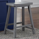 Creations II 24" Sawhorse Counter Stool in Gray