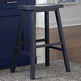 Creations II 30" Sawhorse Bar Stool in Navy
