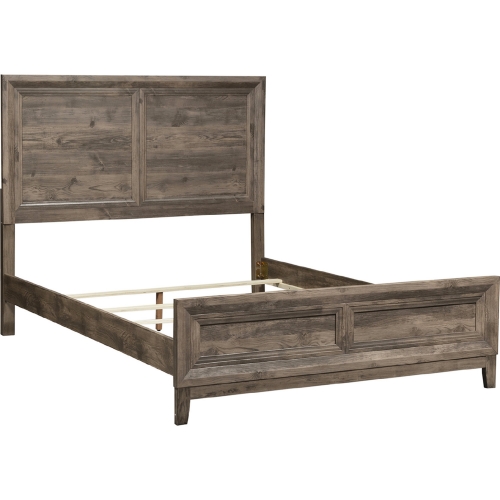 Ridgecrest Queen Panel Bed in Cobblestone Finish