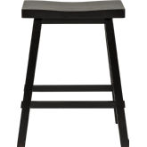 Creations II 24" Sawhorse Counter Stool in Black