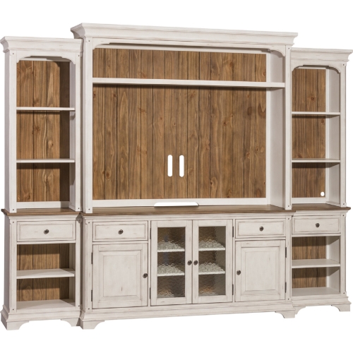 Entertainment Center in Antique White
