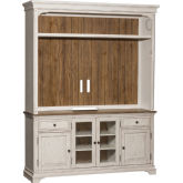 Entertainment Center in Antique White