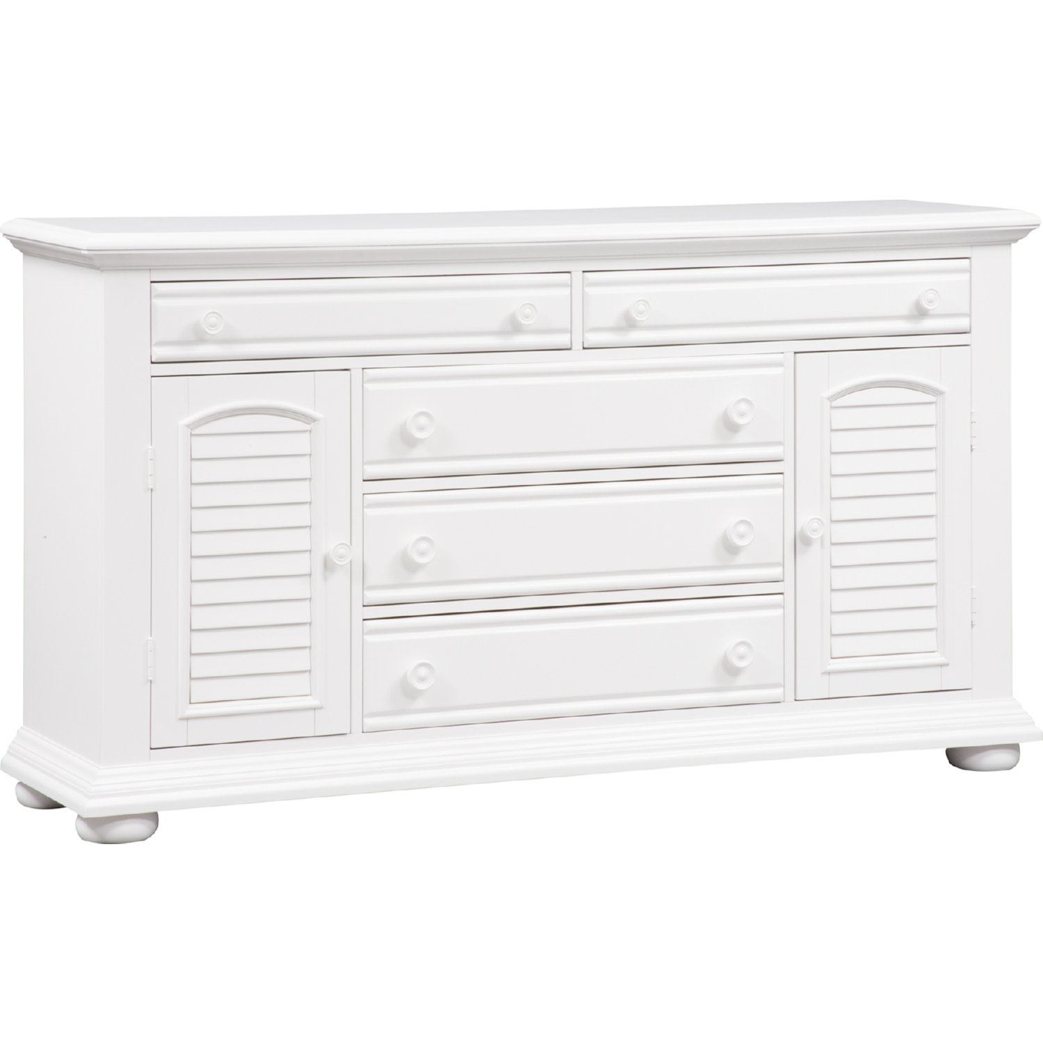 Liberty 607BR32 Summer House I 5 Drawer Dresser in Oyster White Finish