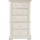 Summer House I Lingerie Chest in Oyster White Finish