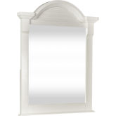 Summer House Small Mirror in Oyster White Finish