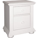 Summer House 2 Drawer Nightstand in Oyster White Finish