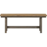 Lindsey Farm Dining Bench in Gray & Sandstone