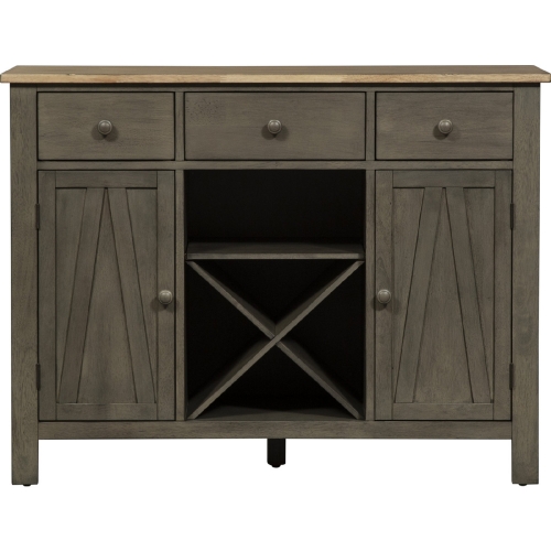 Lindsey Farm Server in Gray & Sandstone