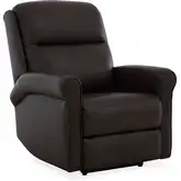 Rayden Triple Power Zero Gravity Recliner in Cocoa Brown Leather
