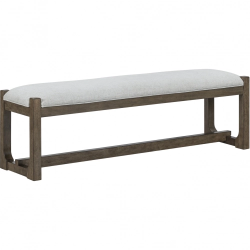 Harmony Dining Bench in Brownstone Wood
