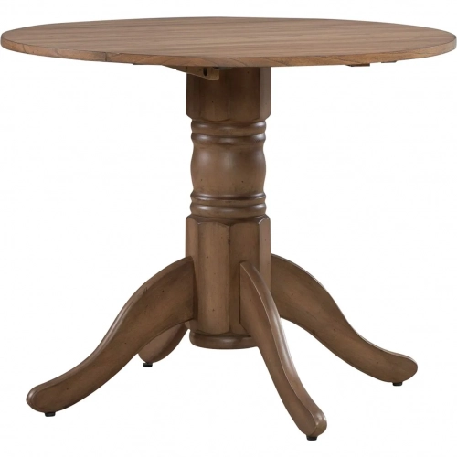 Brook Bay Drop Leaf Dining Table Sandstone Brown Wood