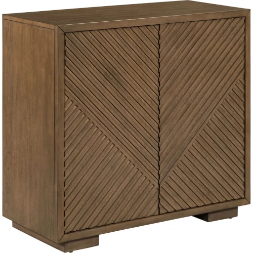 Easton 2 Door Accent Cabinet in Bronze Brown Wood