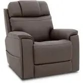 Revive Zero Gravity Triple Power Lift Recliner in Bark Brown Vegan Leather