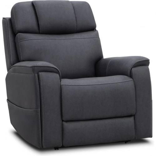 Revive Zero Gravity Triple Power Lift Recliner in Slate Gray Vegan Leather