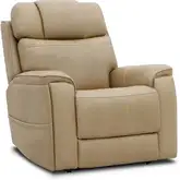 Revive Zero Gravity Triple Power Lift Recliner in Sand Neutral Vegan Leather