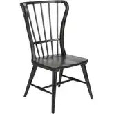 River Place Windsor Back Dining Chair in Antique Black Wood (Set of 2)