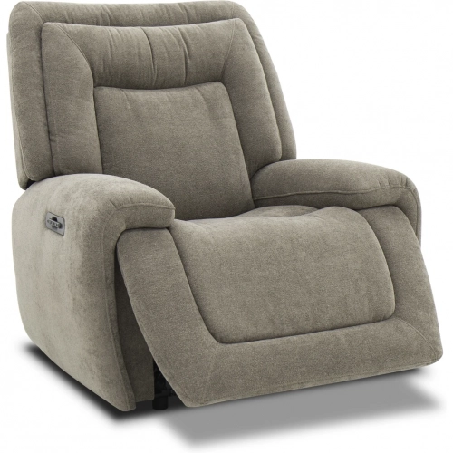 Senator Triple Power Big & Tall Recliner in Chocolate Brown Vegan Leather