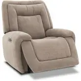 Senator Triple Power Big & Tall Recliner in Chocolate Brown Vegan Leather