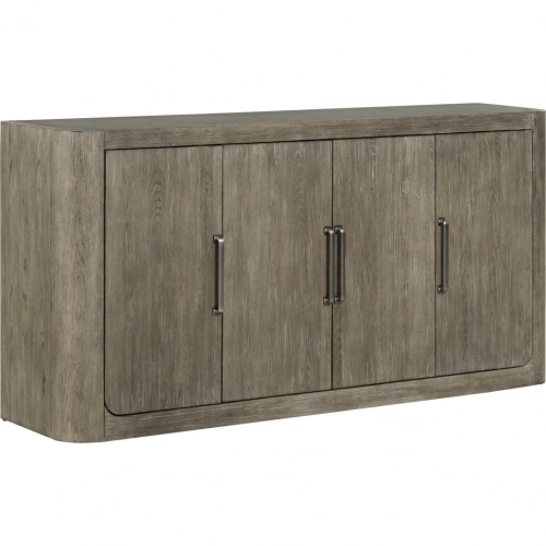 South Bend Server in Burnished Clay Brown Wood