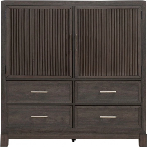 Modern Edge Dressing Chest in Caffe Brown Wood