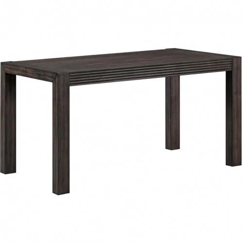 Modern Edge Writing Desk in Caffe Brown Wood