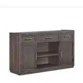 Modern Edge Server in Caffe Brown Wood