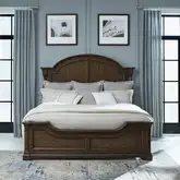 Arden Road California King Poster Bed in Satin Cherry Finish Wood