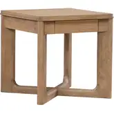 Ballentine End Table in Weathered Bronze Finish Wood