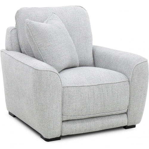 Blake Dual Power Zero Wall Recliner in Smoke Gray Fabric