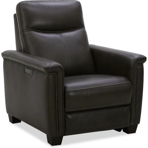Crawford Triple Power Zero Gravity Recliner in Cacao Brown Leather