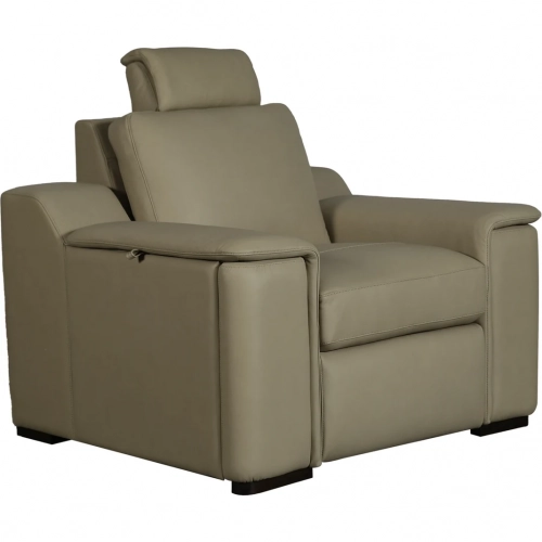 Armon Power Zero Gravity Wall Saver Recliner in Fawn Brown Leather