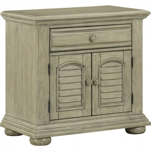 Summer House Nightstand in Sand Dune Brown Wood