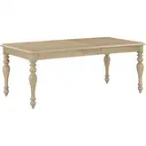 Summer House 78" Extension Dining Table in Sand Dune Brown Wood
