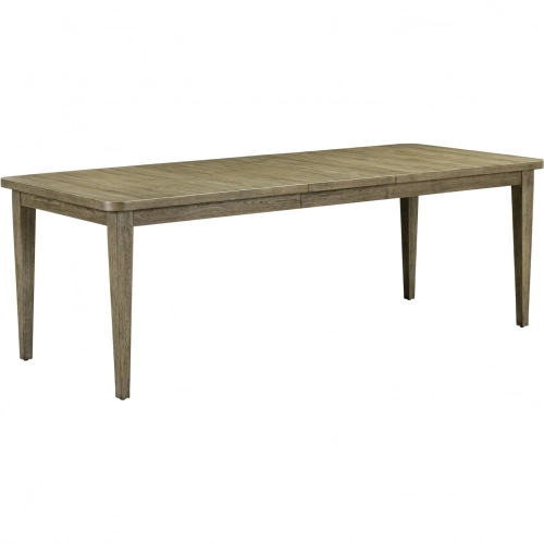 Sheridan Pointe 90" Extension Dining Table in Natural Wood & Linen