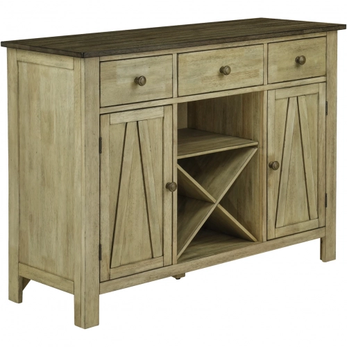 Lindsey Farm Server in Natural & Brown Wood