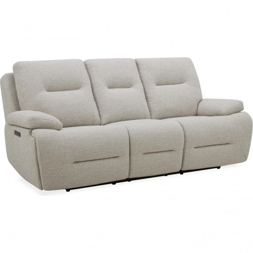 Cameron Zero Gravity Power Recline Sofa in Nathan Ginger Neutral Fabric
