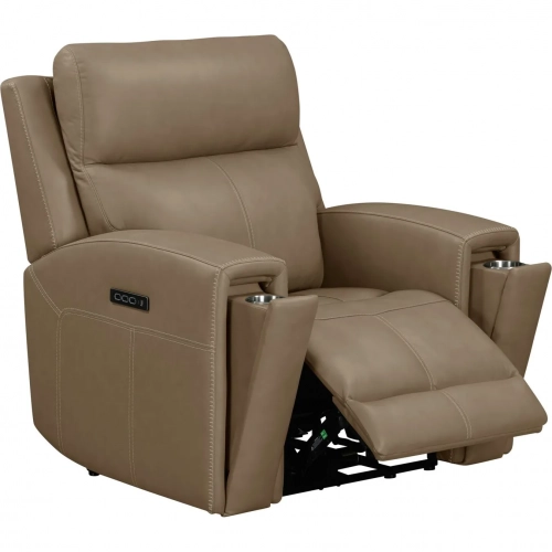 Camden P3 & ZW Recliner in Toast Brown Leather