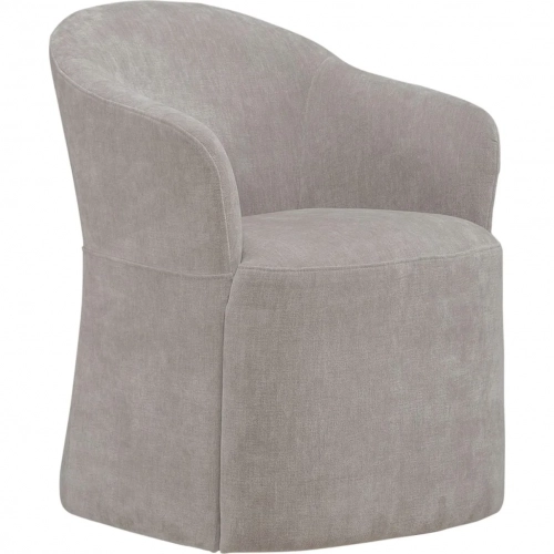 731 Accent Dining Chair w/ Casters in Truffle Brown Fabric (Set of 4)