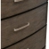 Cascade Falls 5 Drawer Chest in Satin Espresso Brown Wood