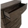 Cascade Falls 5 Drawer Chest in Satin Espresso Brown Wood