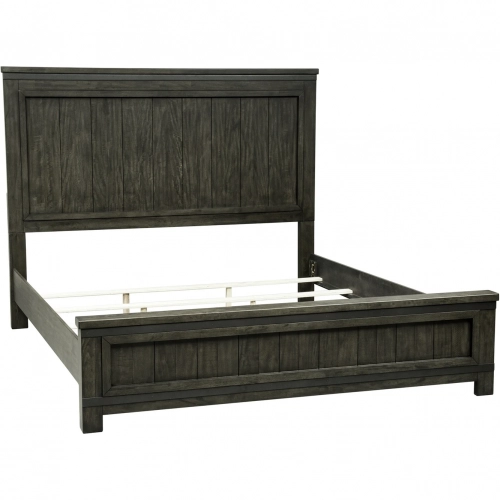 Thornwood Hills California King Panel Bed in Distressed Sawn Wood