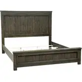 Thornwood Hills California King Panel Bed in Distressed Sawn Wood