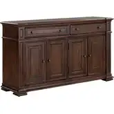 Provence Park Buffet in Chateau Brown Wood & Blue Stone