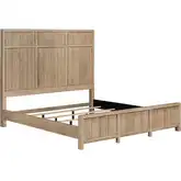 Proximity Place Queen Panel Bed in Barley Buff Wood